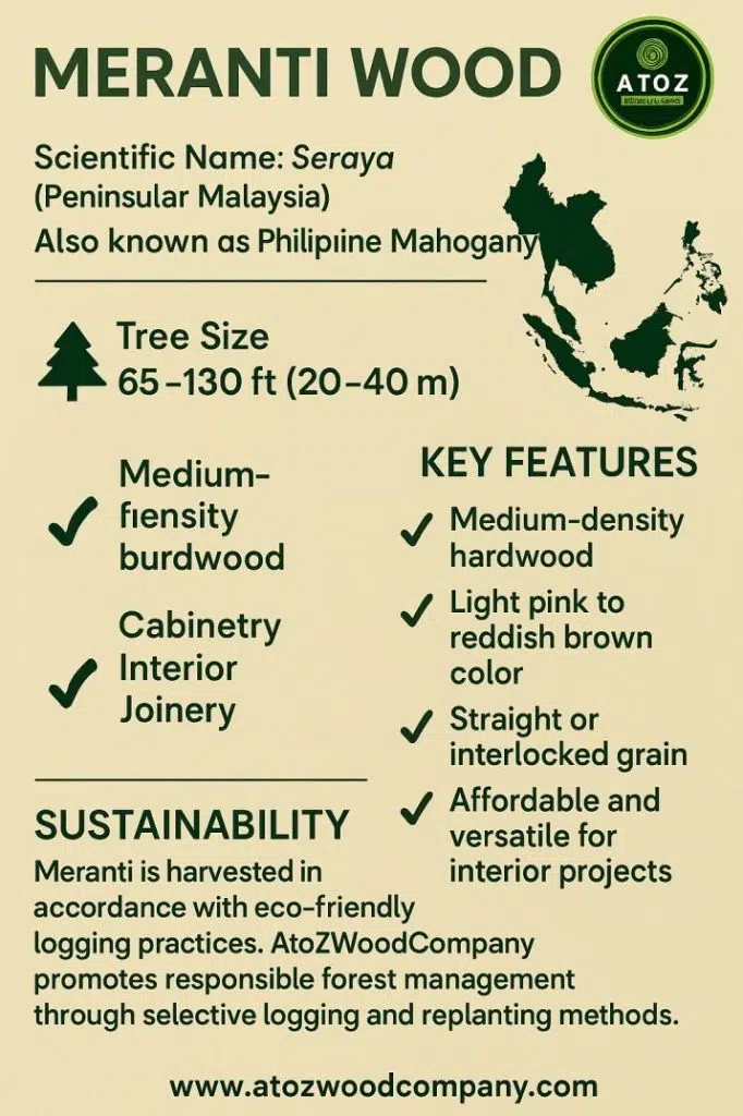 Meranti wood database