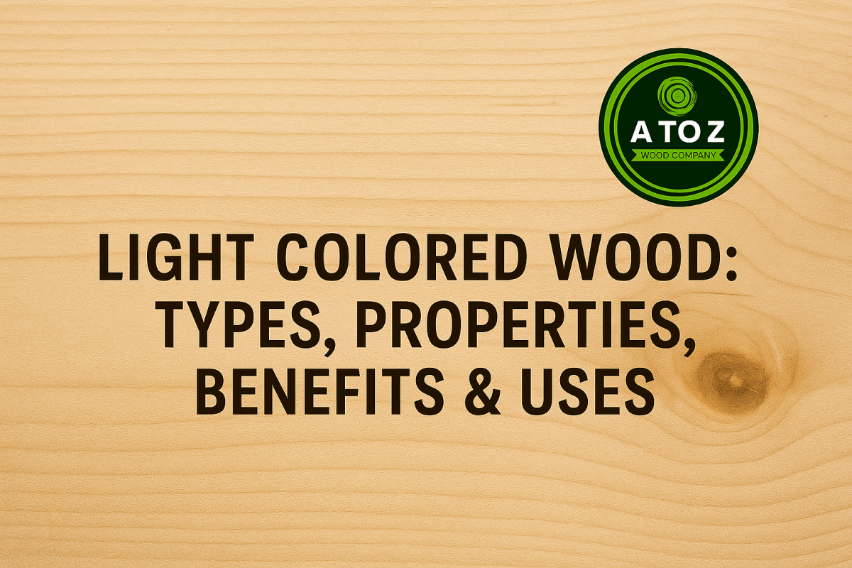 light colored wood types , properties and uses in detail