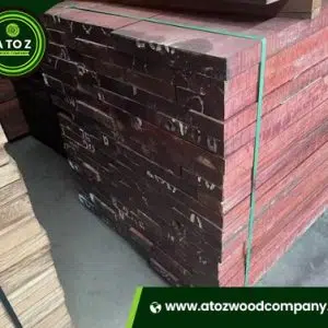 different colors of red meranti wood
