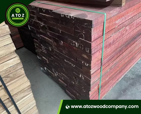 different colors of red meranti wood