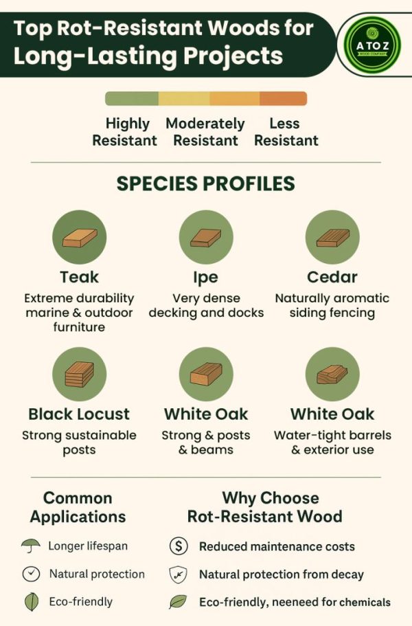 Rot Proof A Guide to the Most Durable Rot-Resistant Wood Types