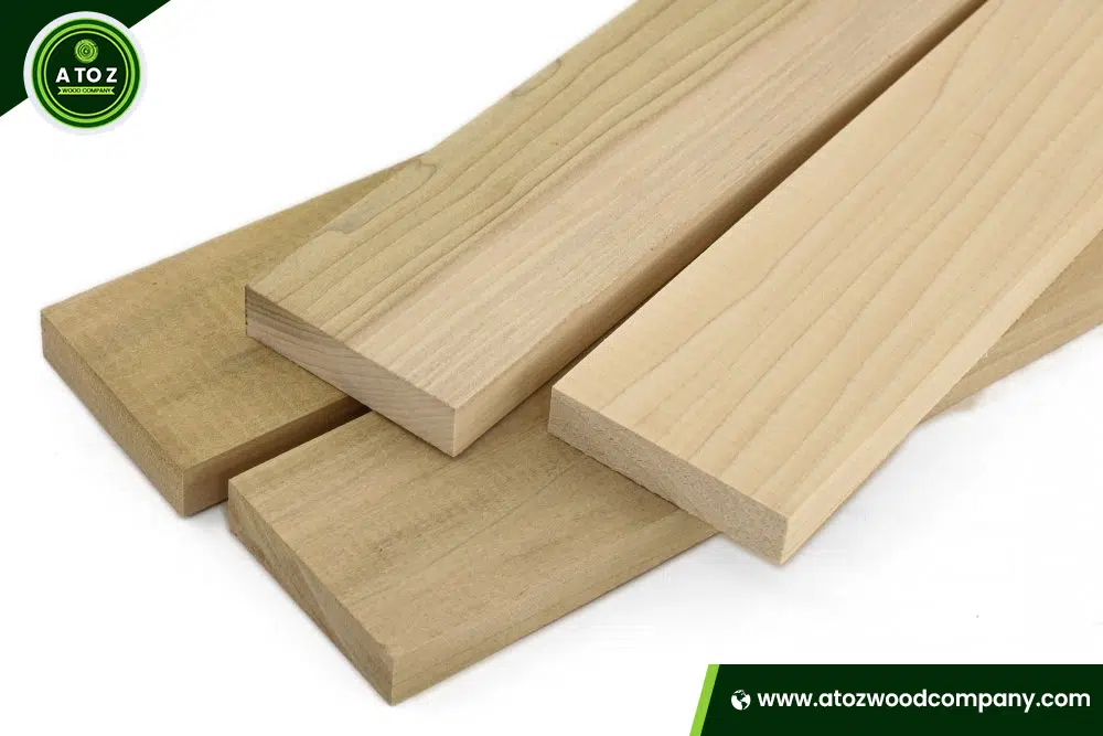different colors of poplar wood