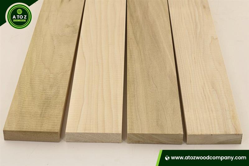 different colors of poplar wood
