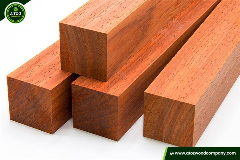 Different Colors of Padauk Wood