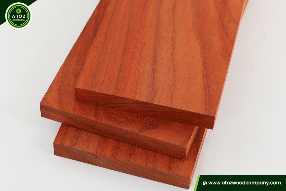 Different Colors of Padauk Wood