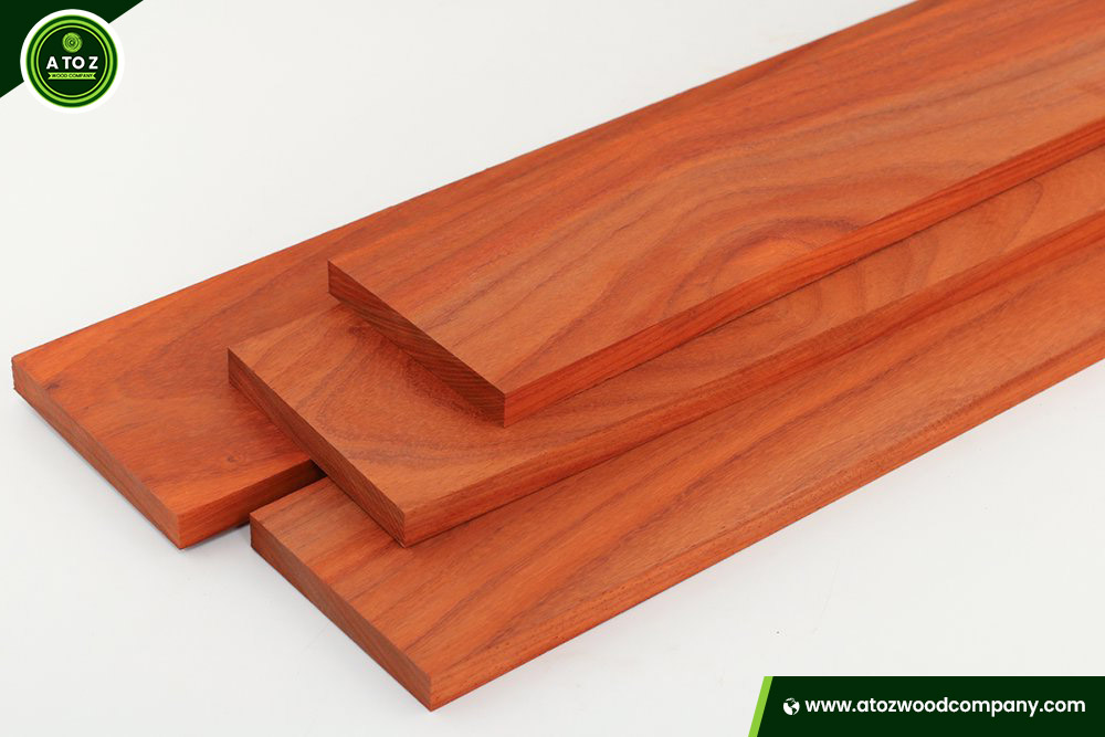 Different Colors of Padauk Wood