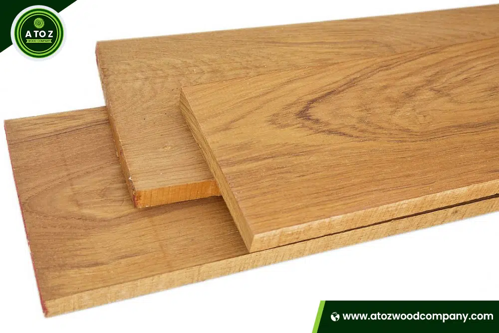 different color teak wood