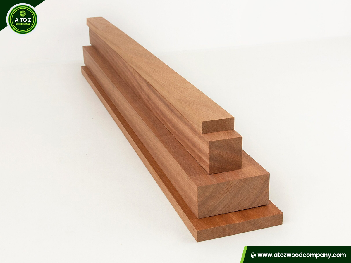 different colors of sapele wood