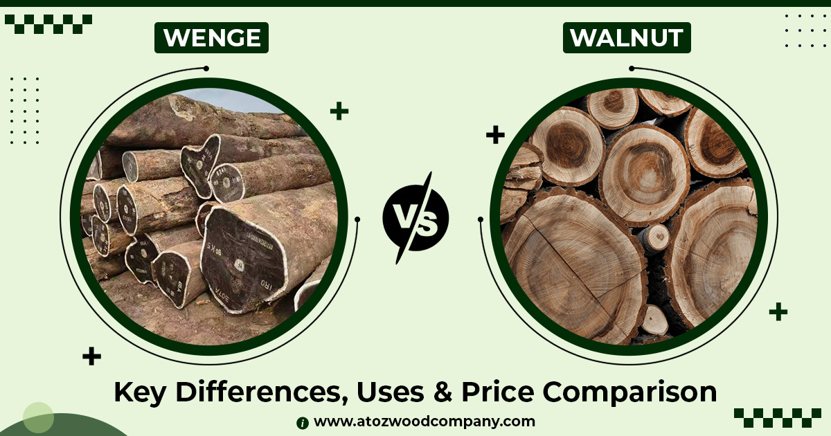 Wenge vs Walnut wood