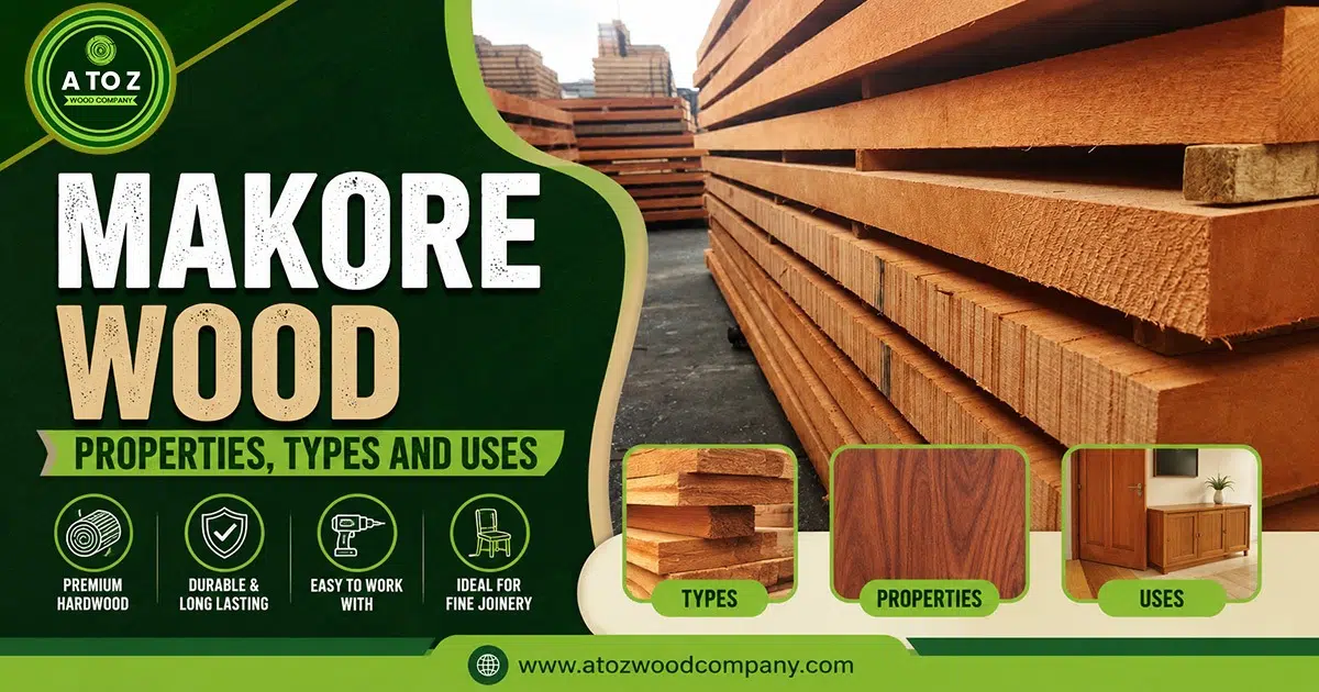 Makore wood properites, types and uses